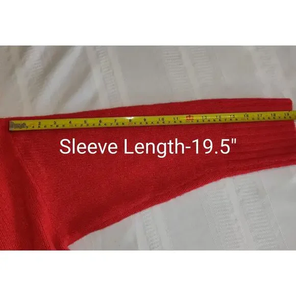 Style & Co Cherry Red Turtleneck Plus Sz 3X Soft Roomy Cozy Winter Outdoor - Picture 16 of 16